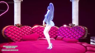 MMD SUNMI - Heart Burn Kaisa Sexy Kpop Dance League Of Legends KDA Uncensored Hentai R18