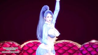 MMD SUNMI - Heart Burn Kaisa Sexy Kpop Dance League Of Legends KDA Uncensored Hentai R18