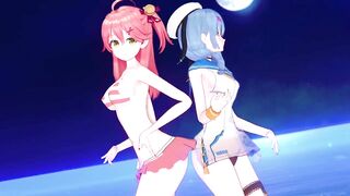 【KKS／MMD】"Trouble Maker" さくらみこ 星街すいせい【Hololive ホロライブ】