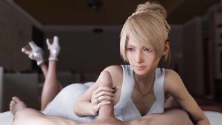 3D Compilation Lunafreya Blowjob Dick Ride Fucked From Behiind Final Fantasy XV Uncensored Hentai