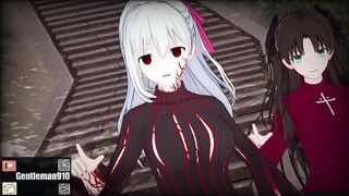 【KKS／MMD】ヴァンパイア セイバー 間桐桜 遠坂凛【Fate staynight】