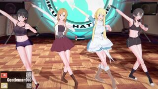 【KKS／MMD】Brown Eyed Girls - Abracadabra アスナ 桐ヶ谷直葉 アリス 朝田詩乃【SAO】