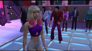 Public and group sex at a disco | Porno Game 3d