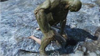 Huge Orc Roughly Fucked Brunette | PC Game, Fallout Porno