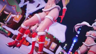 Mmd R18 Frost Bite Ruby Yang Weiss Bikini Santa Outfit Rwby