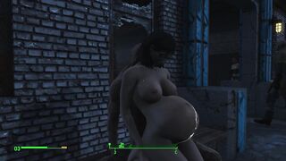 Ghoul got Pregnant. Half-zombie Gently Fuck a Woman from behind | Fallout 4 Sex