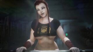 Brigitte Doing Her Gym Workout