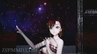 MMD R18 Misaka Ver5.6 - twice - I can't Stop me Beach Stage 1296