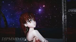 MMD R18 Misaka Ver5.6 - twice - I can't Stop me Beach Stage 1296