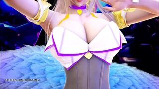 [MMD] K/DA - the Baddest Ahri Striptease Uncensored 3D