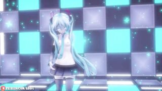 MMD R18 Hatsune Miku l Body to Body