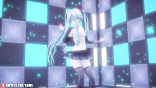 MMD R18 Hatsune Miku l Body to Body