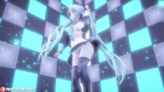 MMD R18 Hatsune Miku l Body to Body