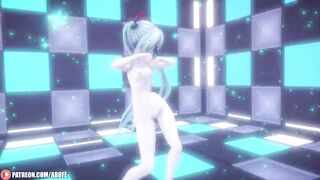 MMD R18 Hatsune Miku l Body to Body