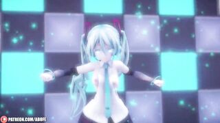 MMD R18 Hatsune Miku l Body to Body