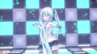 MMD R18 Hatsune Miku l Body to Body