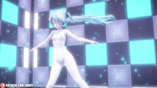 MMD R18 Hatsune Miku l Body to Body