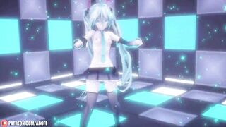 MMD R18 Hatsune Miku l Body to Body