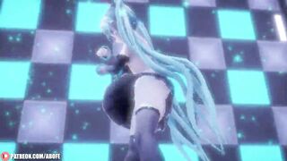 MMD R18 Hatsune Miku l Body to Body