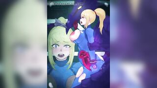 Ridley fucks Samus Aran. Animation. Metroid