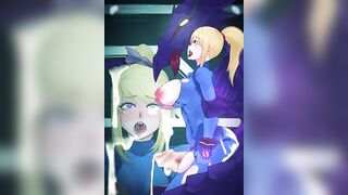 Ridley fucks Samus Aran. Animation. Metroid