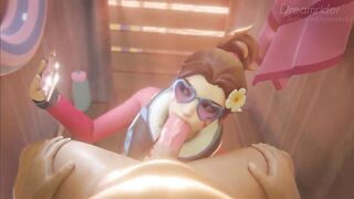 D.Va Cabine Blowjob