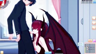 Hot Demonic Succubus Takes Huge Load