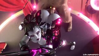 Widowmaker Takes A Giant Cock From Behind