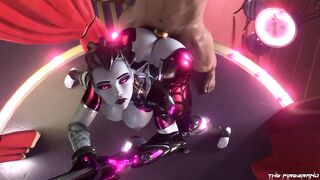 Widowmaker Takes A Giant Cock From Behind