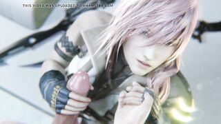 Lightning Returns with a Handjob Facial