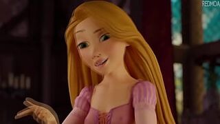 Rapunzel Sucks Cock For First Time (Animation)