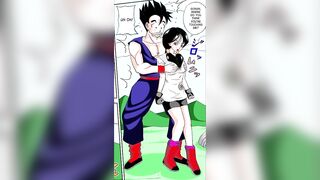 Dragon Ball Z - Videl and Gohan fucking in Videl's Temptation (Porn Parody) (Hard Sex) (Hentai)