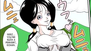 Dragon Ball Z - Videl and Gohan fucking in Videl's Temptation (Porn Parody) (Hard Sex) (Hentai)