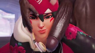 Overwatch (Kiriko Porn Parody) - Kiriko Compilation #1 (SFM) (Hard Sex) (Hentai)