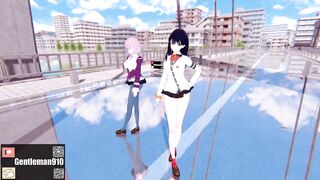 【KKS／MMD】"ANDA - Touch" 新条アカネ 宝多六花【SSSS.GRIDMAN】