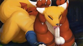 Renamon's Blowjob - ZonkPunch