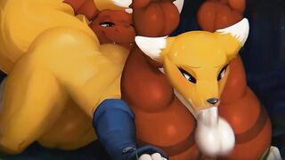 Renamon's Blowjob - ZonkPunch