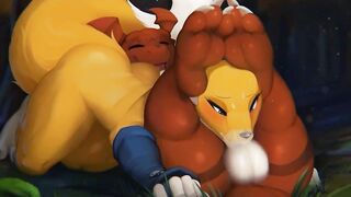 Renamon's Blowjob - ZonkPunch