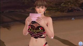 Dead or Alive Xtreme Venus Vacation Hitomi Valentine's Day Pose Cards Fanservice Appreciation