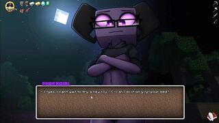 Minecraft Porn Hornycraft Ender Girl Playing with Dildo Game Gallery