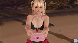 Dead or Alive Xtreme Venus Vacation Marie Rose Valentine's Day Pose Cards Fanservice Appreciation