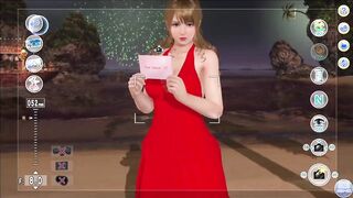 Dead or Alive Xtreme Venus Vacation Monica Valentine's Day Pose Cards Fanservice Appreciation