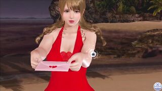 Dead or Alive Xtreme Venus Vacation Monica Valentine's Day Pose Cards Fanservice Appreciation