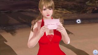 Dead or Alive Xtreme Venus Vacation Monica Valentine's Day Pose Cards Fanservice Appreciation