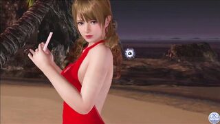 Dead or Alive Xtreme Venus Vacation Monica Valentine's Day Pose Cards Fanservice Appreciation