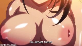 Horny thick Hentai MILF gets a creampie