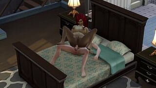 SIMS 4 - MATURE CHUBBY RED HEAD GETS ANAL FUCKED