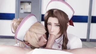 Final Fantasy Blowjob Compilation 1 (3D Hentai)