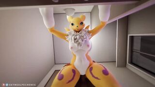 Renamon is being fucked