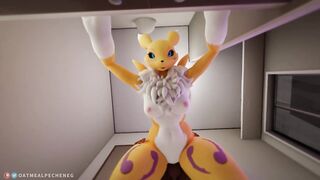 Renamon is being fucked